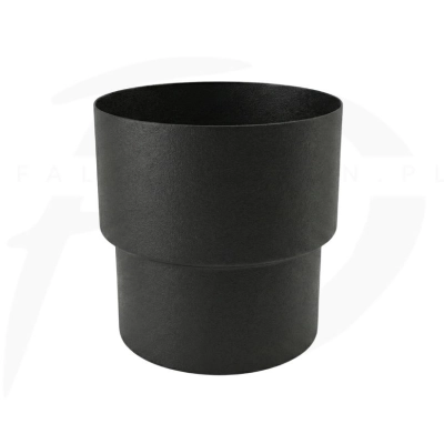 Złączka rury mufa stal Inguri ⌀ 87 kolor czarny matowy